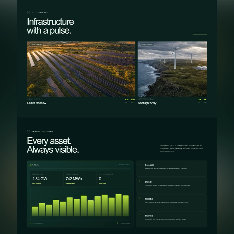 Energy web Design